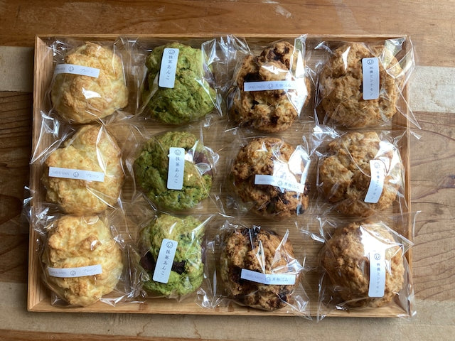 和菓子屋さんが作るスコーン【12個入りセット】