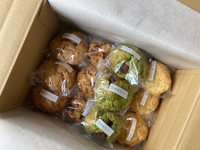和菓子屋さんが作るスコーン【12個入りセット】